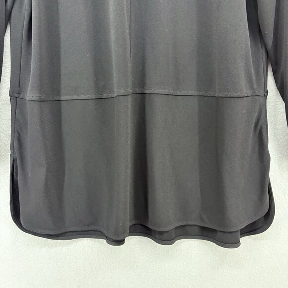 Lauren Ralph Lauren Womens X-Large Black Tunic Top‎ Long Sleeve Stretch, Casual - Picture 3 of 10